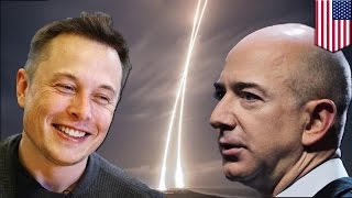 SpaceX landing: Elon Musk shows Jeff Bezos that his is bigger with Falcon 9 landing