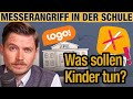 ZDF logo! - Was tun bei einem Messerangriff? Polizei bereitet KINDER auf Ernstfall vor!