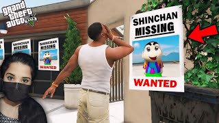 Franklin Try To Find Lost Shinchan | Shinchan Is Missing - GTA 5 #110 screenshot 3