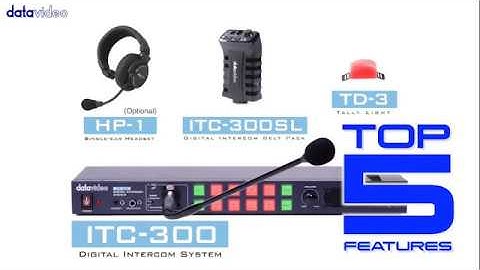 Datavideo ITC-300 Dijital İnterkom Sistemi I Türkçe Anlatım