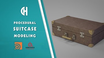 Houdini Procedural Modeling | Stylized SuitCase Timelapse