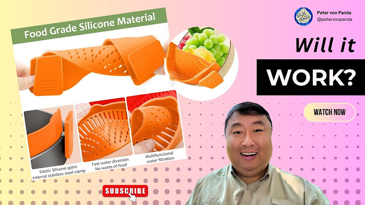 Clip On Pasta Strainer