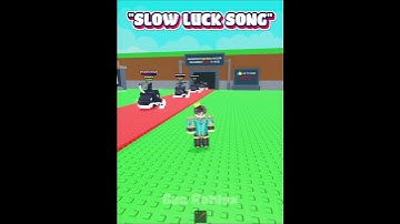 Slowmo Luck Song In Steal A Brainrot...?!! 🎶😂  #roblox #benroblox #stealabrainrot