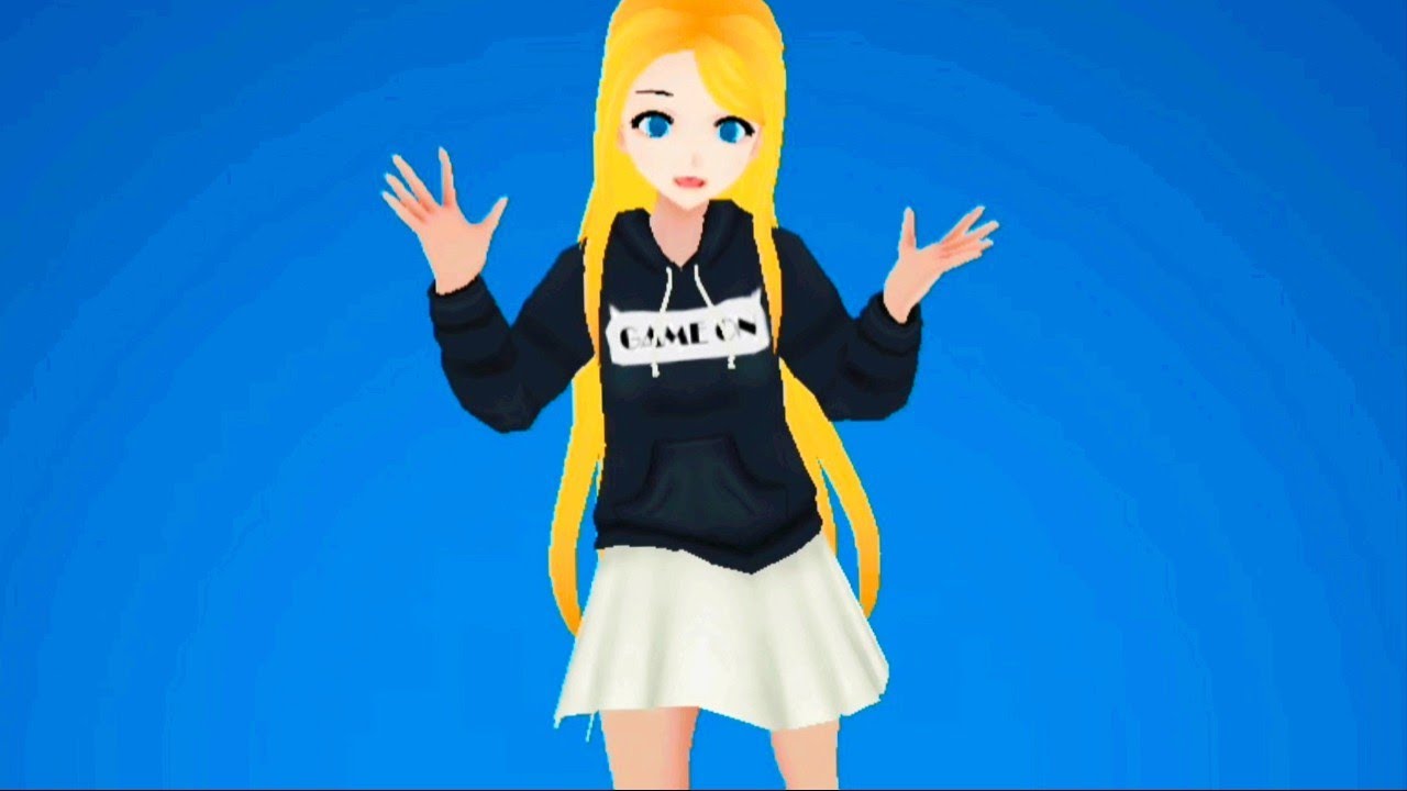 ASMR animation cute girl, saying AaaaahH - YouTube