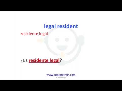 Interpreter Training: Immigration Court Vocabulary