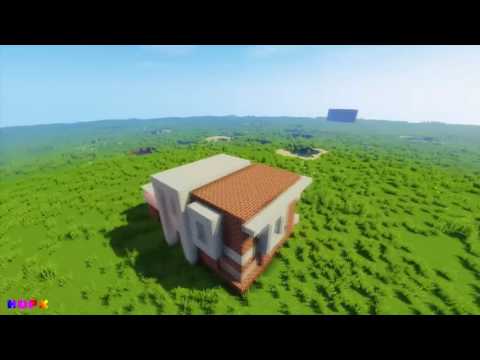 თანამედროვე დიდი სახლი მოდების გარეშე! მაინქრაფტში!