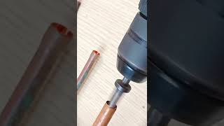 simple way to enlarge brass AC pipe #shorts #tools #tech