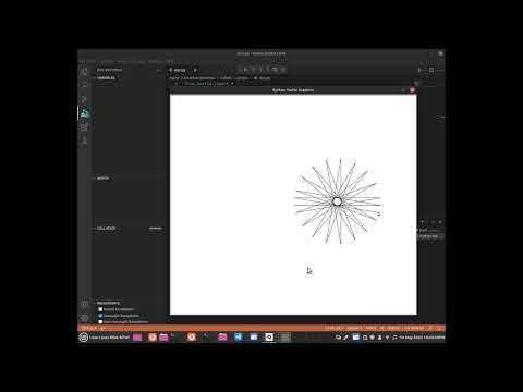 Look at the star I made with Python. :)