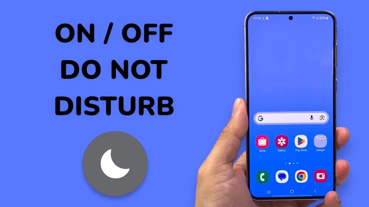 How To Turn On / Off Do Not Disturb On Samsung Phone - YouTube
