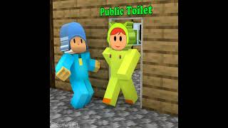 The Strange Toilet Door Sprunki Nina And Sprunki Pocoyo
