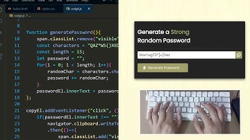 ASMR Programming - Random Password Generator - No Talking