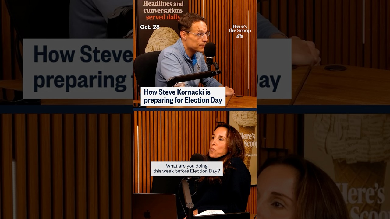 How Steve Kornacki is preparing for Election Day