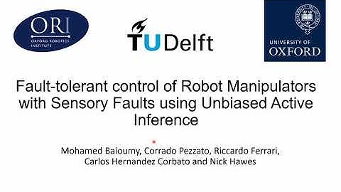 Fault-tolerant Control of Robotic Systems with Sensory Faults using Unbiased Active Inference
