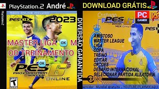 PES 6 PS2 2023 MOD ONLINE ISO  GRÁTIS editor play mix