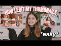 How to make aesthetic YouTube thumbnails on an iPhone *for FREE*