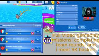Smash Karts completing mission complete team rounds and I MEET HACKER IN SMASH KARTS! Full Video! 😲