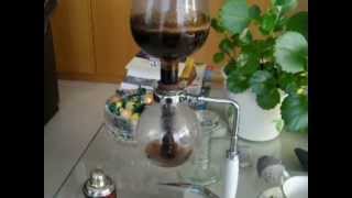 cafetera antigua de bolas, vacío o sifón - YouTube