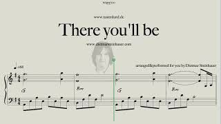 There You'll Be  -  Faith Hill from Pearl Harbor  -  Easy Piano