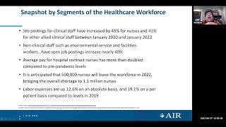 Beth Brinly - Healthcare Workforce Project Kick-Off Event Beth Brinly - Healthcare Workforce Project Kick-Off Event