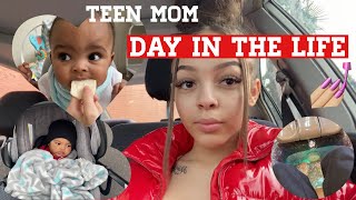 DAY IN THE LIFE OF A TEEN MOM | Pregnant at 15 .