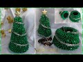 Новогодняя елка - шкатулка своими руками. КАНЗАШИ. / Ribbon christmas tree