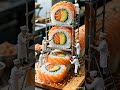 Miniature Workers Building Delicious Sushi 🍣😋