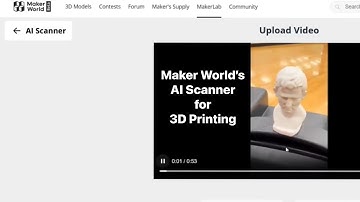 Maker World’s AI Scanner for 3D Printing