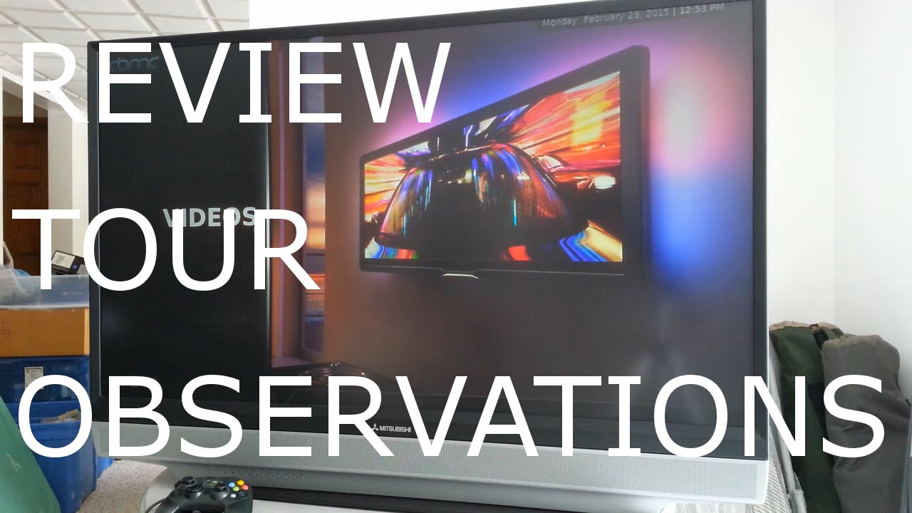 Mitsubishi WD-52531 LCD Projection HDTV Tour and Review - YouTube