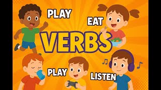 "Learn Action Verbs in English for Kids | Fun Activities with Play, Eat, Drink & More!" screenshot 5