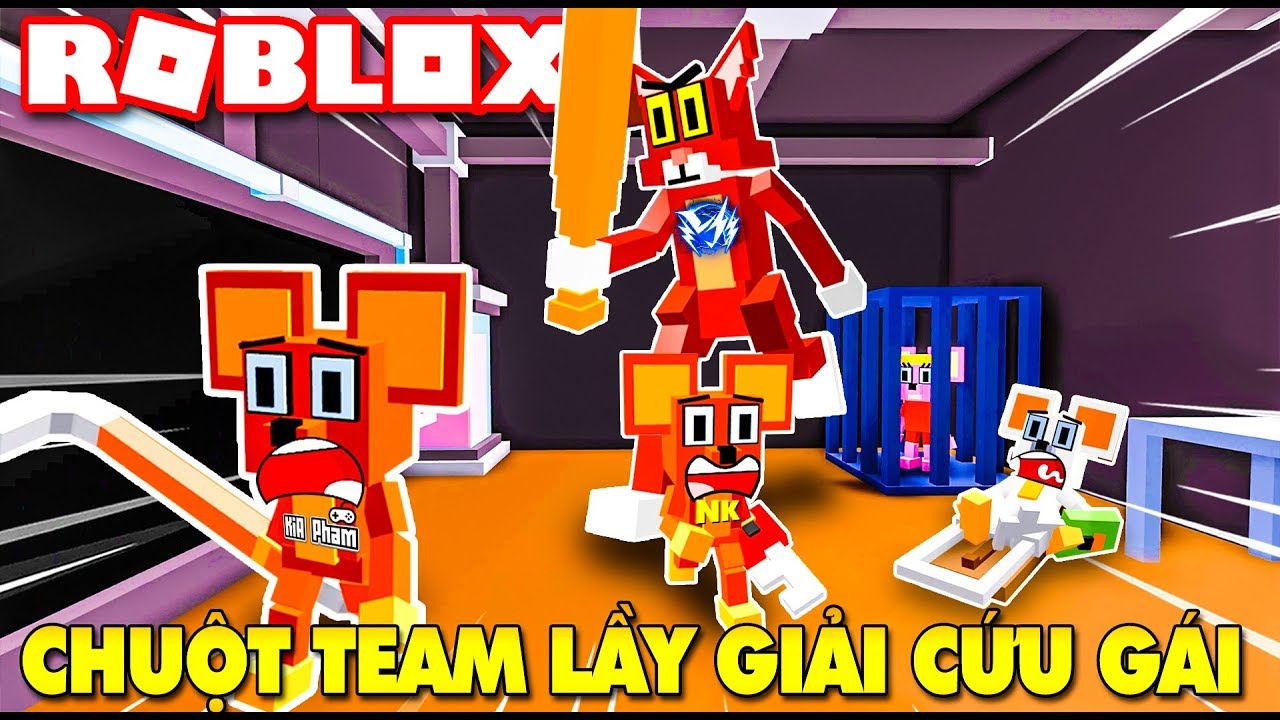 Roblox Chuột Team Lầy Giải Cứu Bạn Gai Khỏi Meo Vamy đim Thui Kitty Kia Phạm Youtube - roblox chọc giận thanh vamy điếm thui va cai kết mad games kia phạm youtube