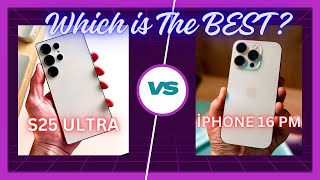 Samsung Galaxy S25 Ultra vs İphone 16 Pro Max - Ultimate Flagship Showdown - Common Review