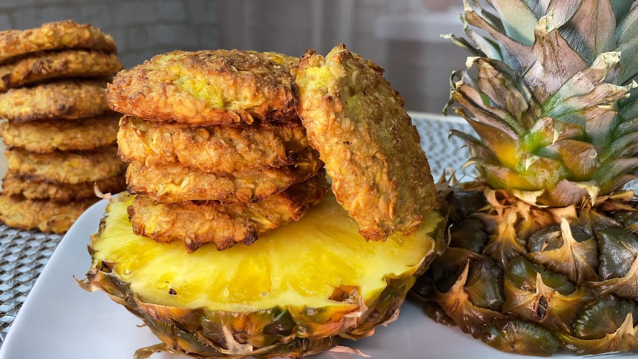 Einfach eine Geschmacksbombe! Rezept für Haferflocken Ananas Kekse zum ...
