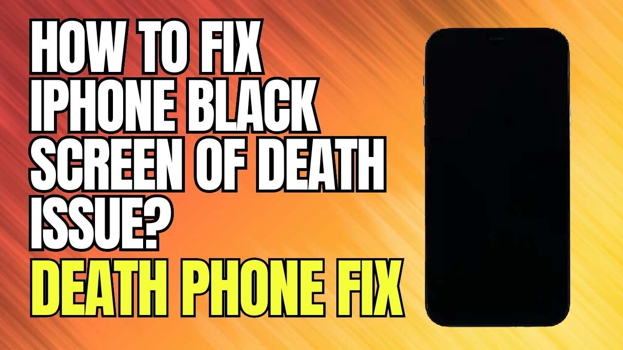 How To Fix iPhone Black Screen of Death Issue? | Won,t Turn On | Death ...