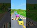 Small cars to big cars spike trap speed bump - Beamng.drive
