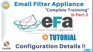 Email Filter Appliance (E.F.A) Configuration