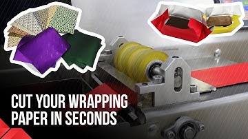 Cut Your Chocolate Wrapping Paper Precisely