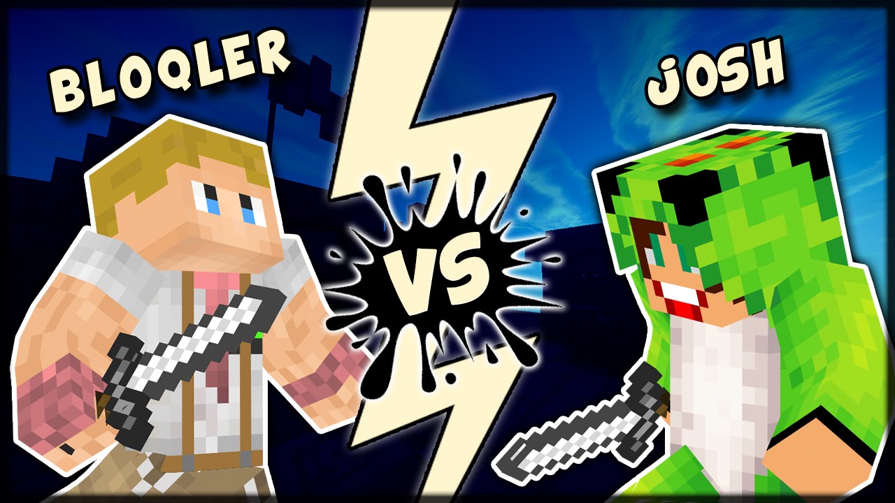 BLOQLER - VS - JOSHG3ORG • Minecraft Bedwars 1vs1 
