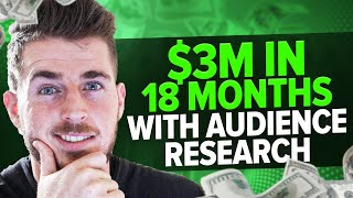 How To Use Audience Research To Make $3M In Revenue In 18 Months