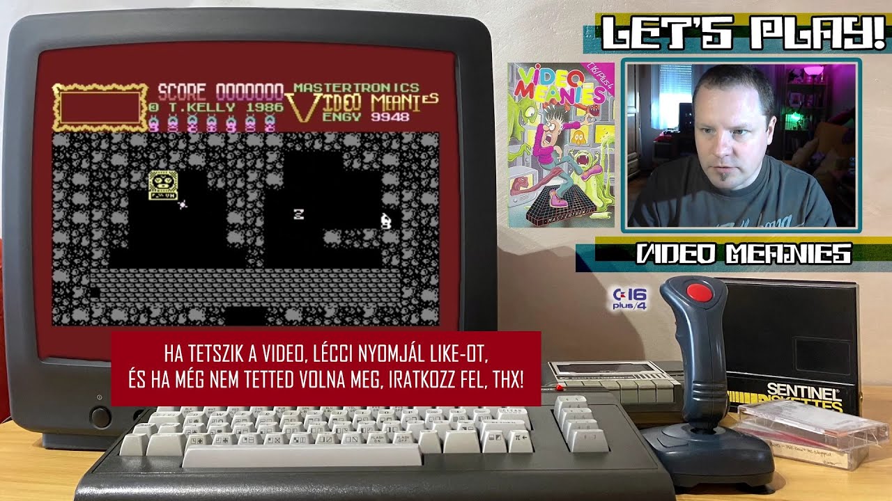 Let’s Play - Video Meanies, Commodore Plus/4 - Yape emulator
