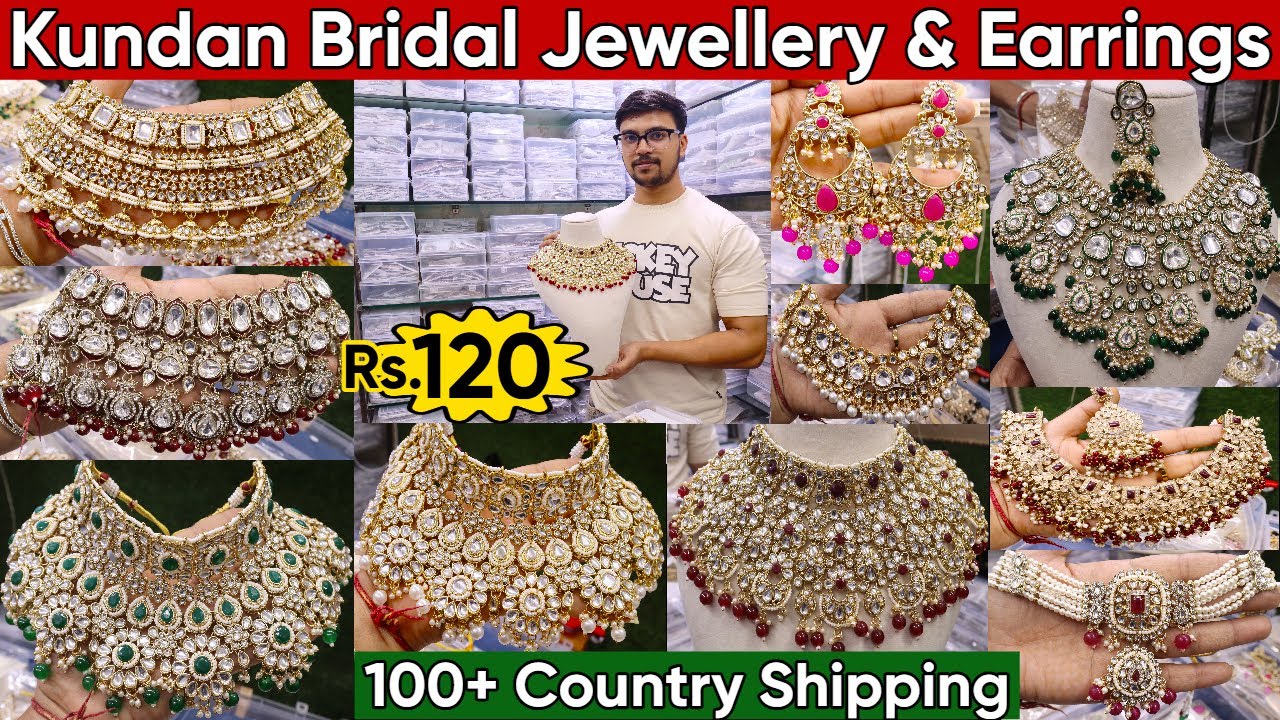 Latest Trending Bridal Kundan Jewellery & Earrings Collection 2025 | New Designer Wedding Jewellery