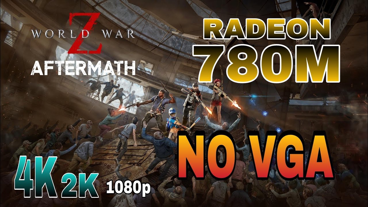 AMD RYZEN 7 8700G | RADEON 780M World War Z Aftermath benchmark