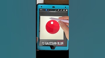 How to blend using clipping masks and Gaussian #procreatebrushes ￼blur in procreate ￼