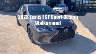 2023 Lexus ES 350 F Sport walk around. What is new.