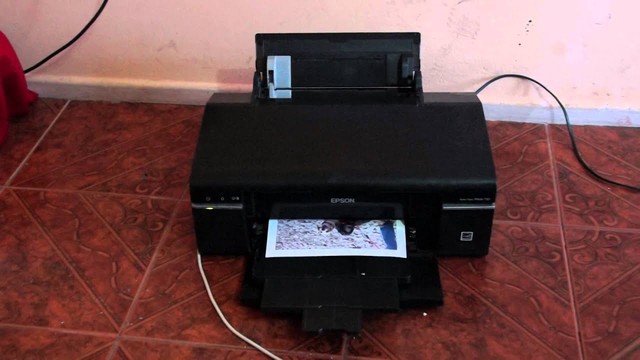 impresora epson t-50 - YouTube