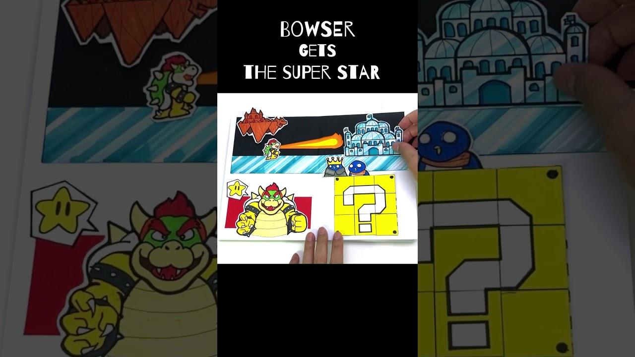 Bowser Gets the Super Star "Super Mario Bros. Movie" Game Book