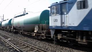 (6286)～6883石油列車。塩浜→南松本。EF64-1039、1034重連。