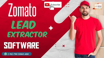 Zomato Lead Extractor | How to extract zomato Lead |Zomato lead kaise nikale|Lead extractor software