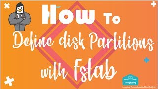 Automount disk partitions using fstab