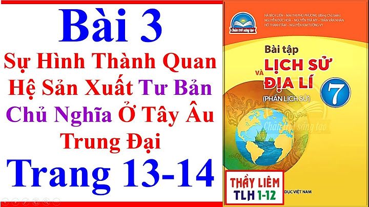 Giải vở bài tập lịch sử 7 bài 3