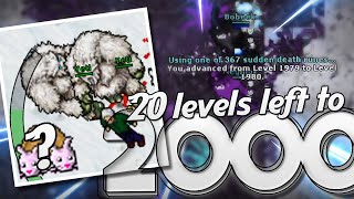 ADVANCED TO 1980!! 20 LEFT TO 2000! EPIC BUNNYSLIPERS?! PHANT (Mount) DONE! - TibiaFerumbrinha🧙